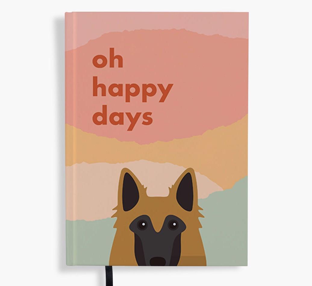 Oh Happy Days: Personalized {breedFullName} Notebook