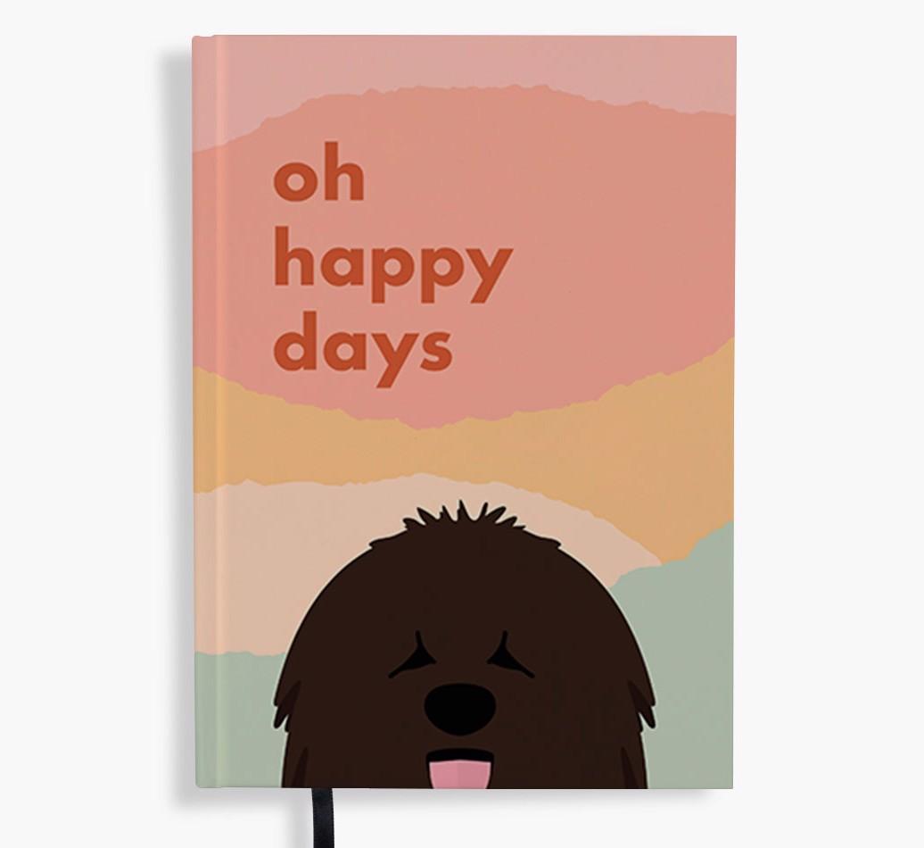 Oh Happy Days: Personalized {breedFullName} Notebook