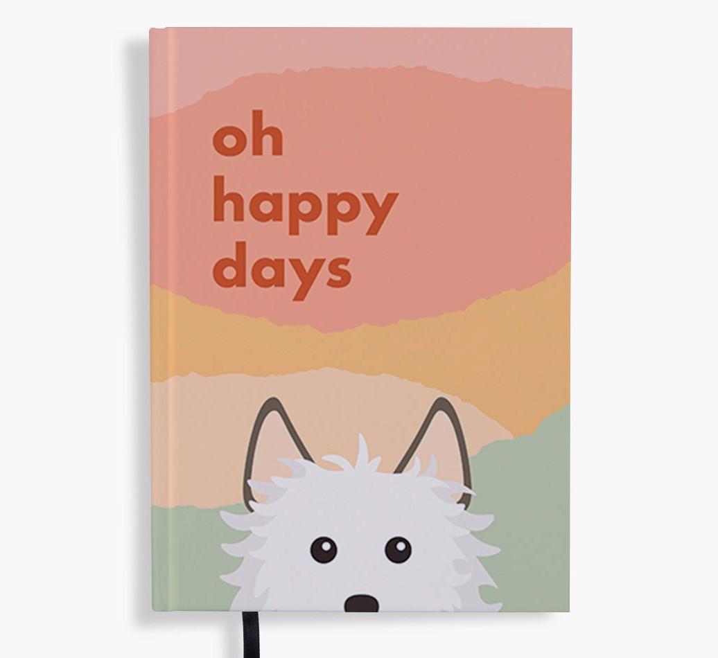 Oh Happy Days: Personalized {breedFullName} Notebook