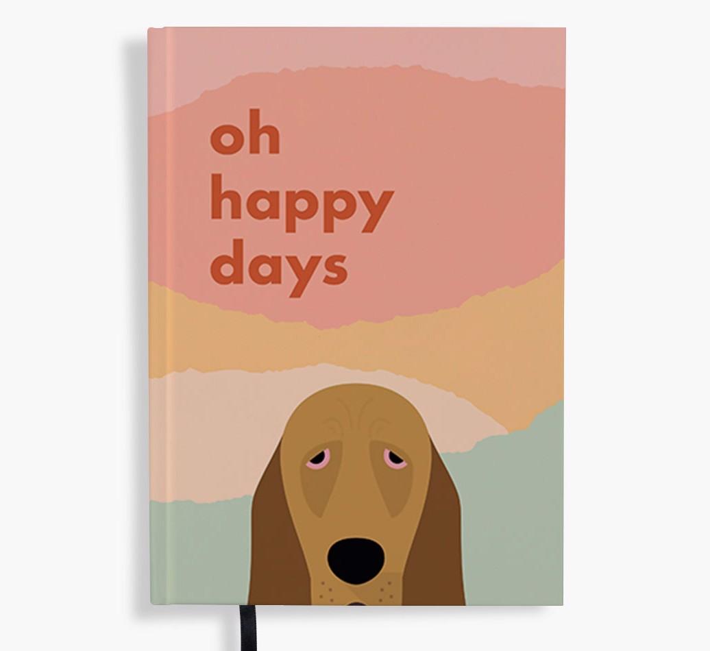 Oh Happy Days: Personalized {breedFullName} Notebook