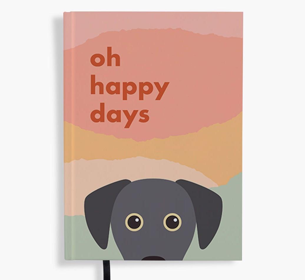 Oh Happy Days: Personalized {breedFullName} Notebook