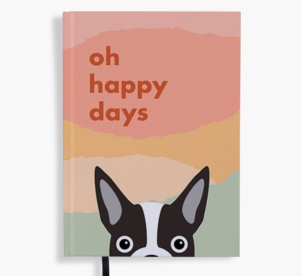 Oh Happy Days: Personalized {breedFullName} Notebook