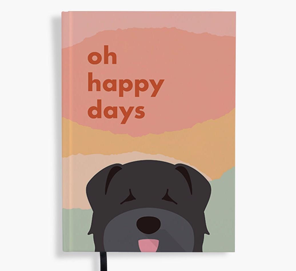 Oh Happy Days: Personalized {breedFullName} Notebook