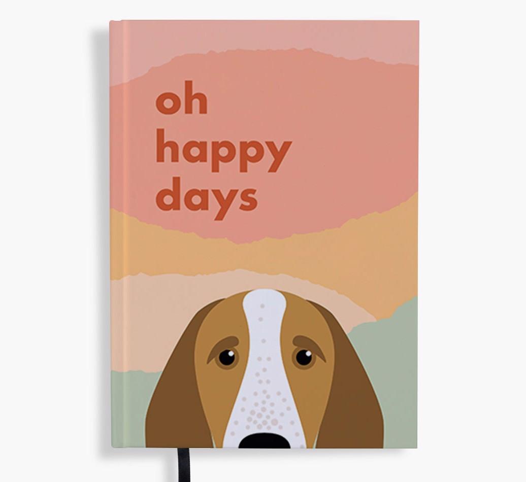 Oh Happy Days: Personalized {breedFullName} Notebook