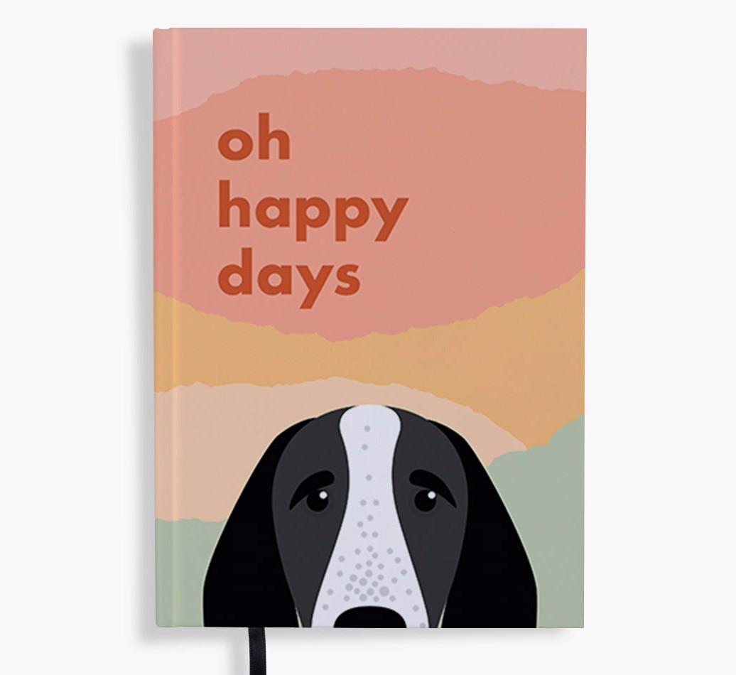 Oh Happy Days: Personalized {breedFullName} Notebook