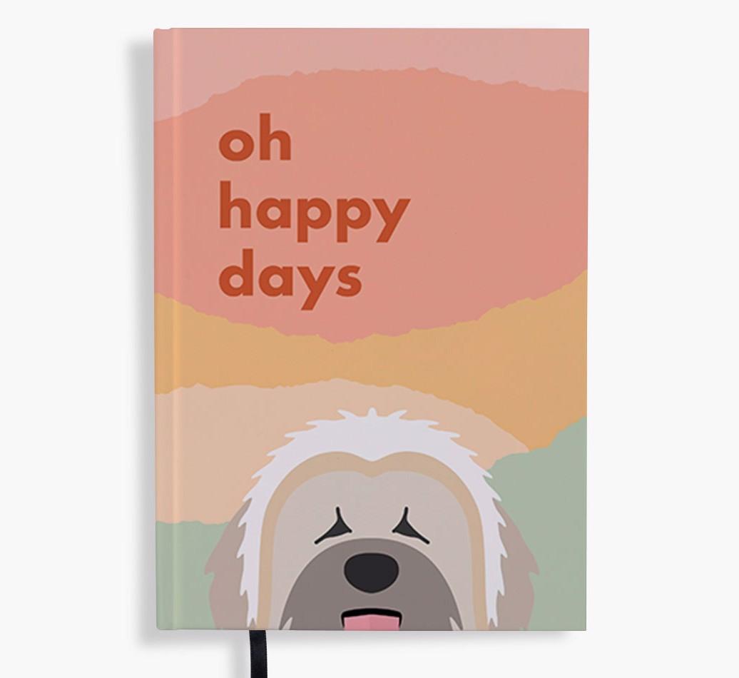Oh Happy Days: Personalized {breedFullName} Notebook