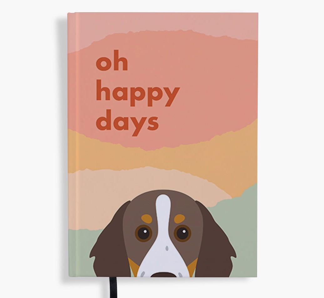 Oh Happy Days: Personalized {breedFullName} Notebook