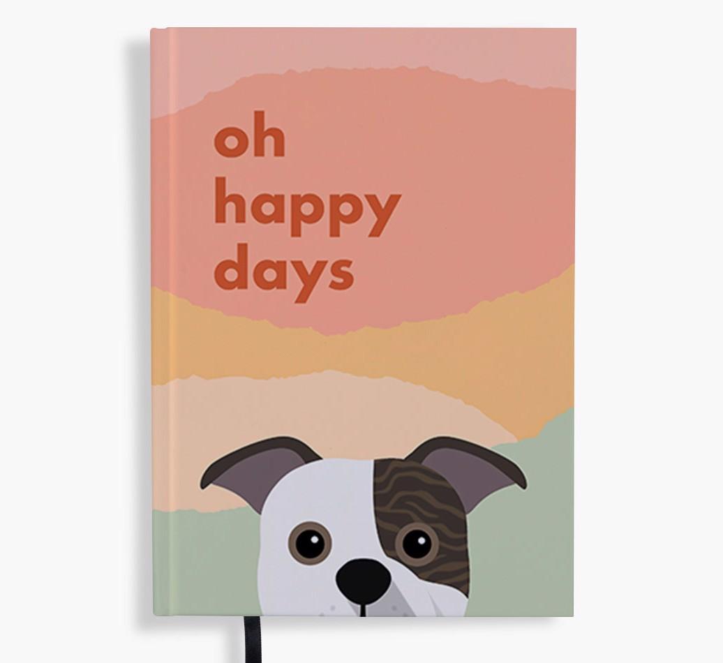 Oh Happy Days: Personalized {breedFullName} Notebook