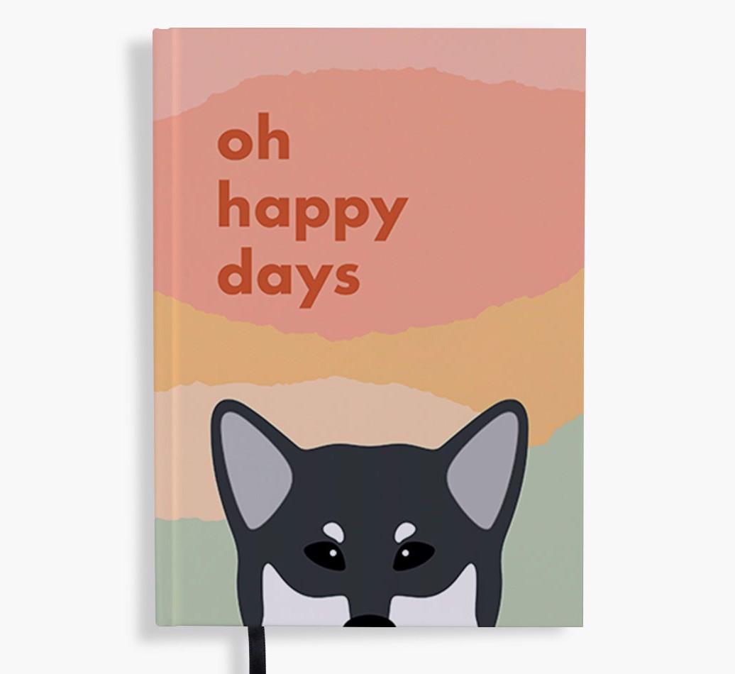 Oh Happy Days: Personalized {breedFullName} Notebook