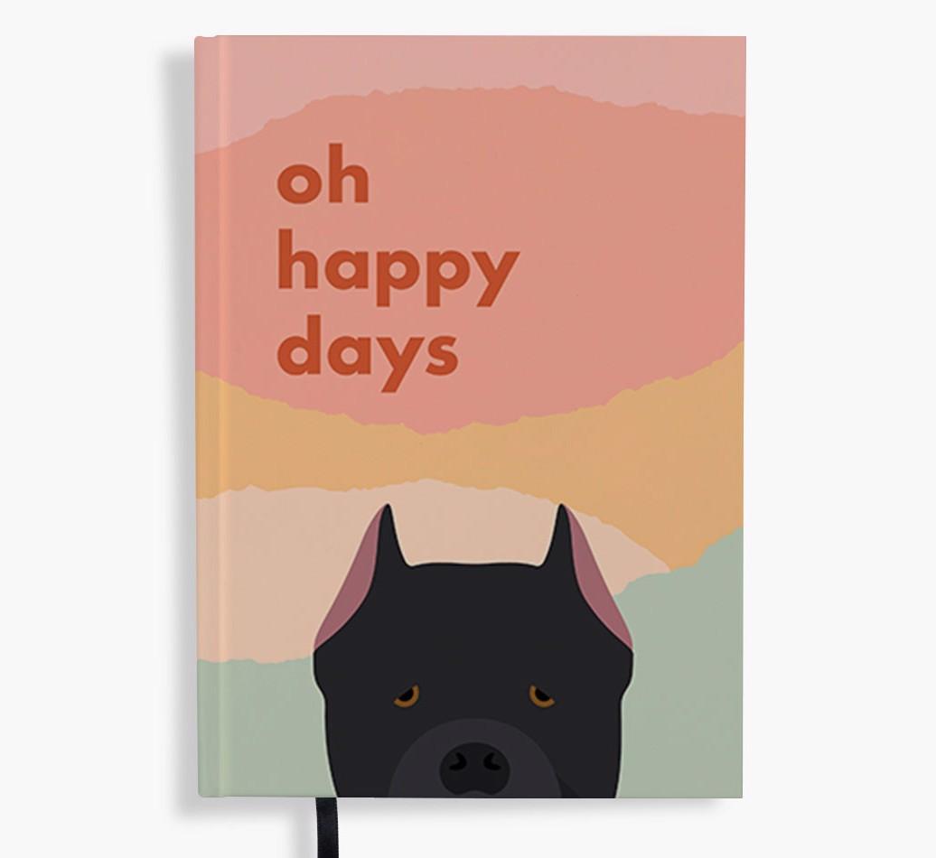 Oh Happy Days: Personalized {breedFullName} Notebook