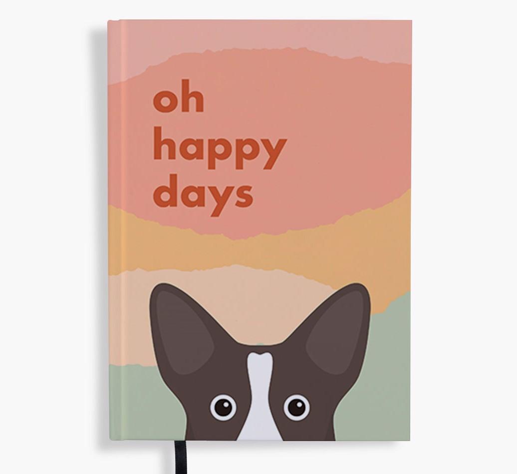 Oh Happy Days: Personalized {breedFullName} Notebook