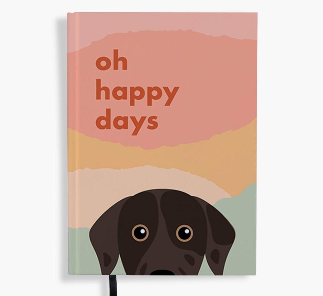 Oh Happy Days: Personalized {breedFullName} Notebook