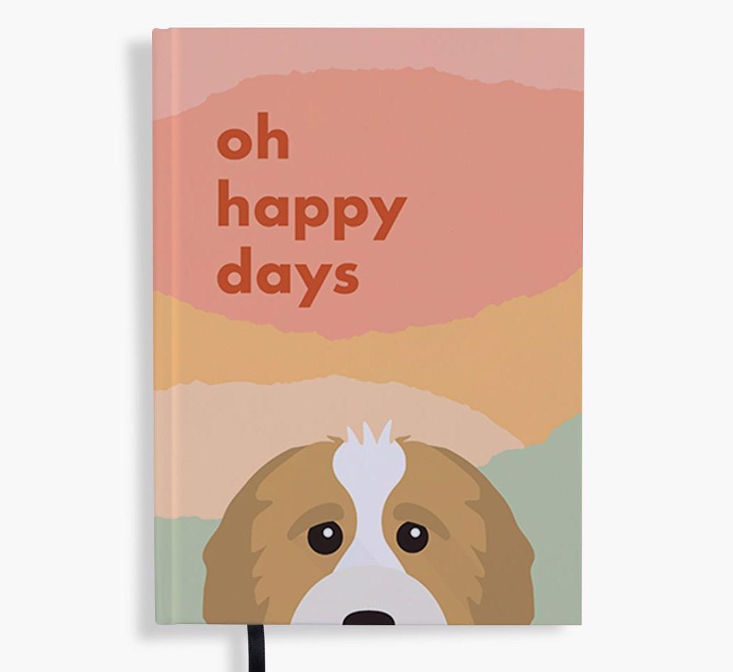 Oh Happy Days: Personalized {breedFullName} Notebook