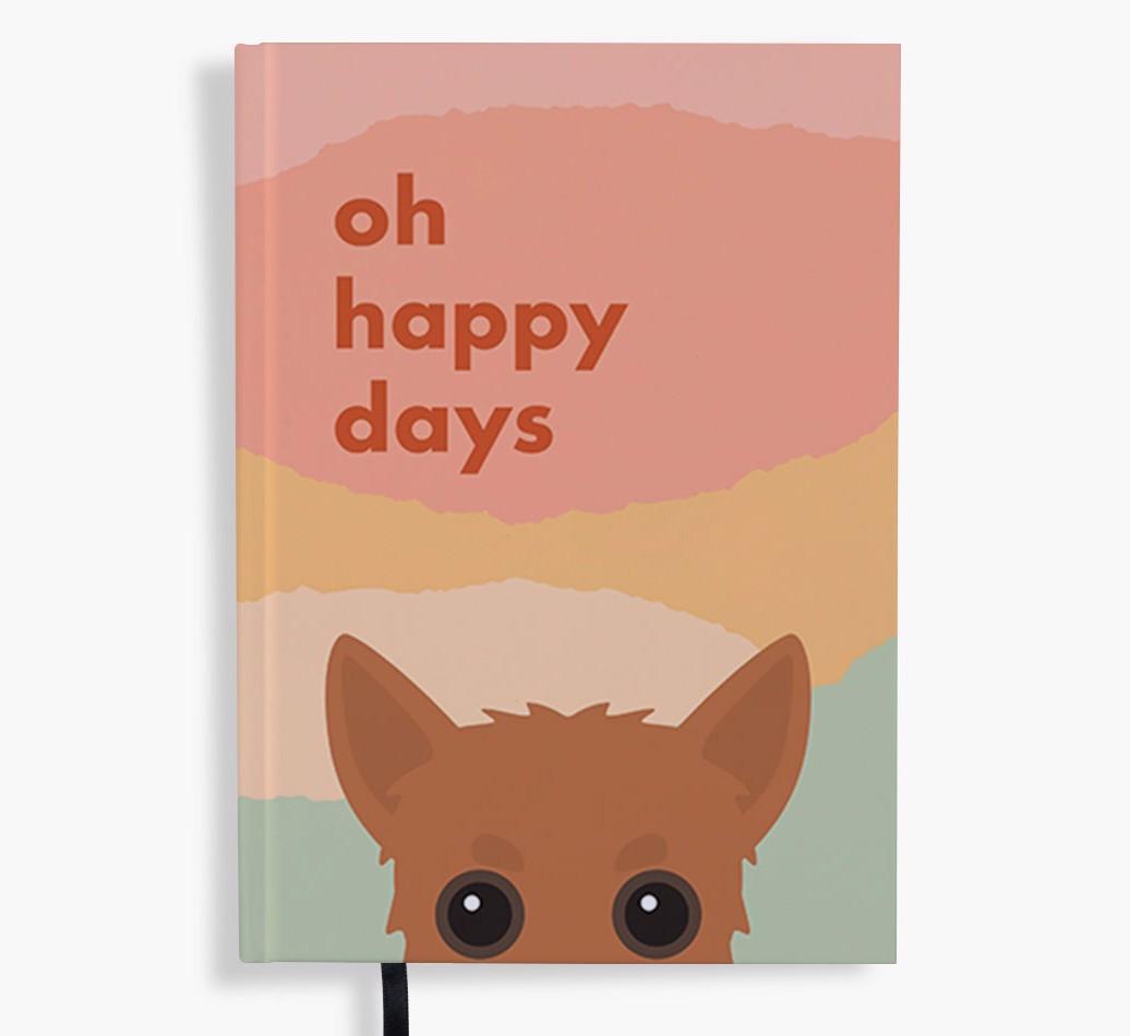 Oh Happy Days: Personalized {breedFullName} Notebook
