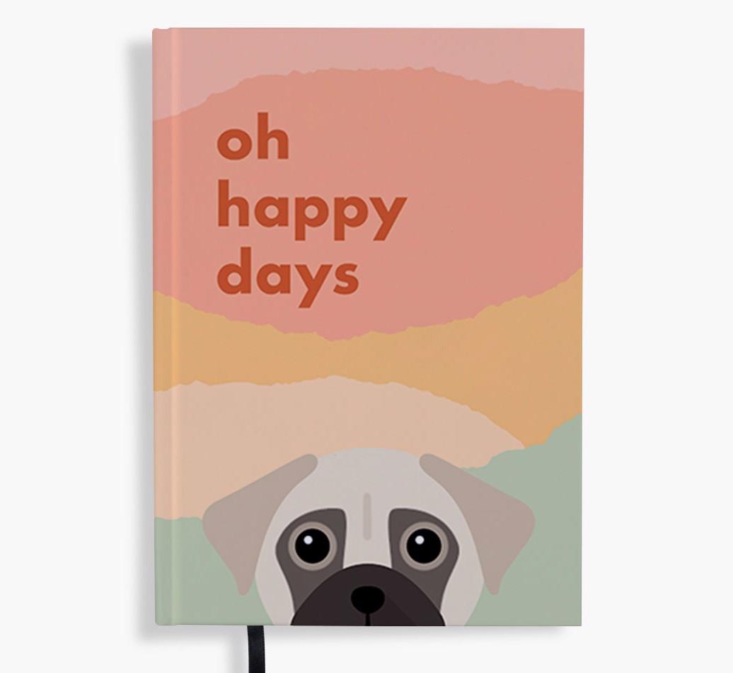 Oh Happy Days: Personalized {breedFullName} Notebook