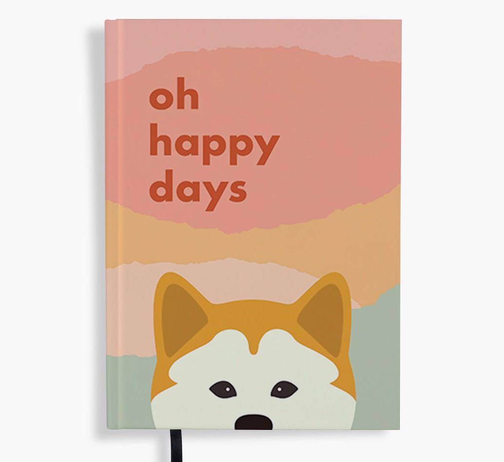 Oh Happy Days: Personalized {breedFullName} Notebook