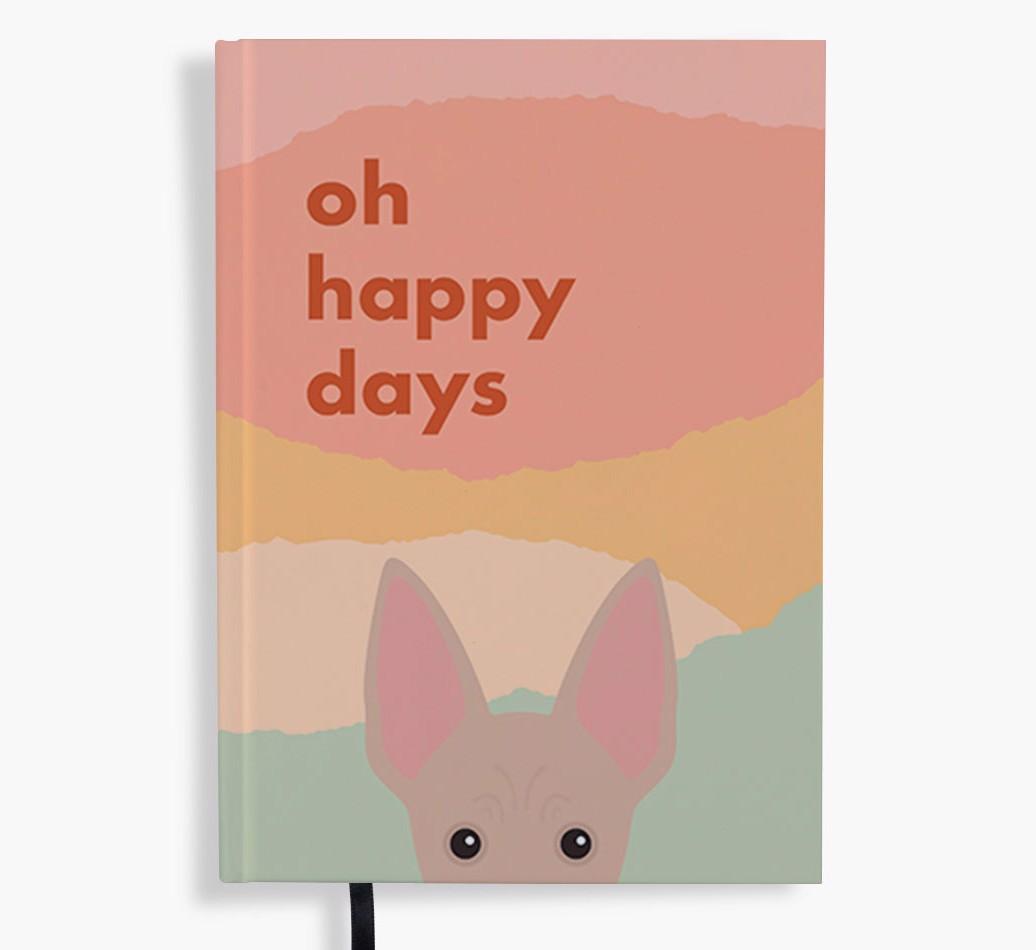Oh Happy Days: Personalized {breedFullName} Notebook
