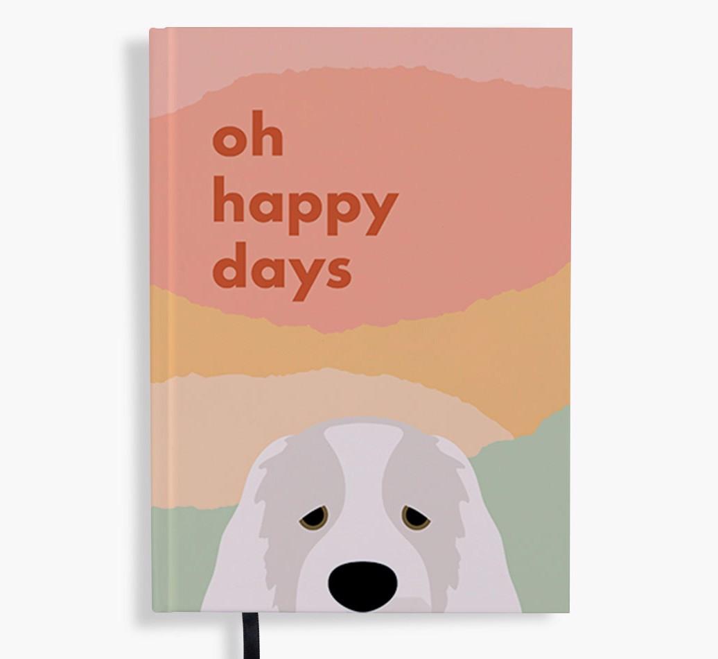 Oh Happy Days: Personalized {breedFullName} Notebook