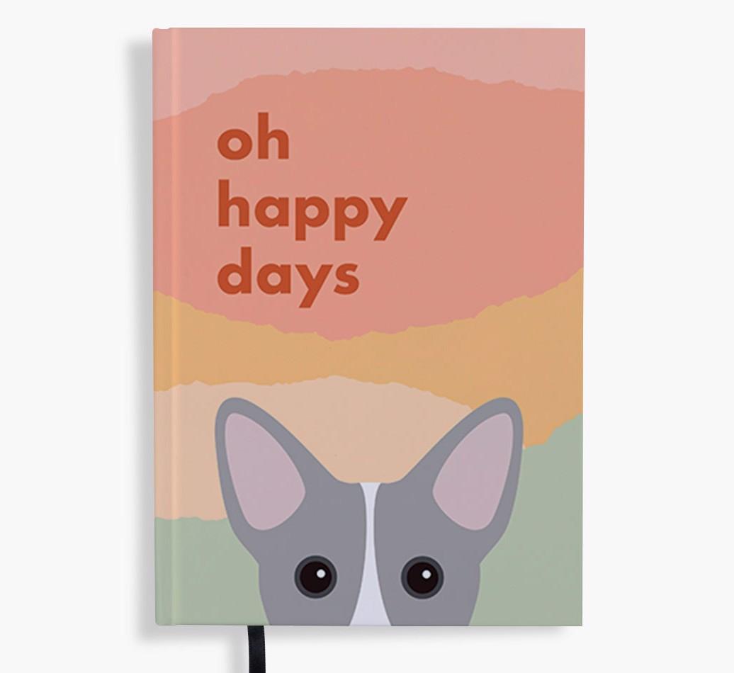 Oh Happy Days: Personalized {breedFullName} Notebook