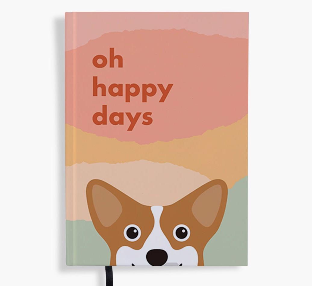 Oh Happy Days: Personalized {breedFullName} Notebook
