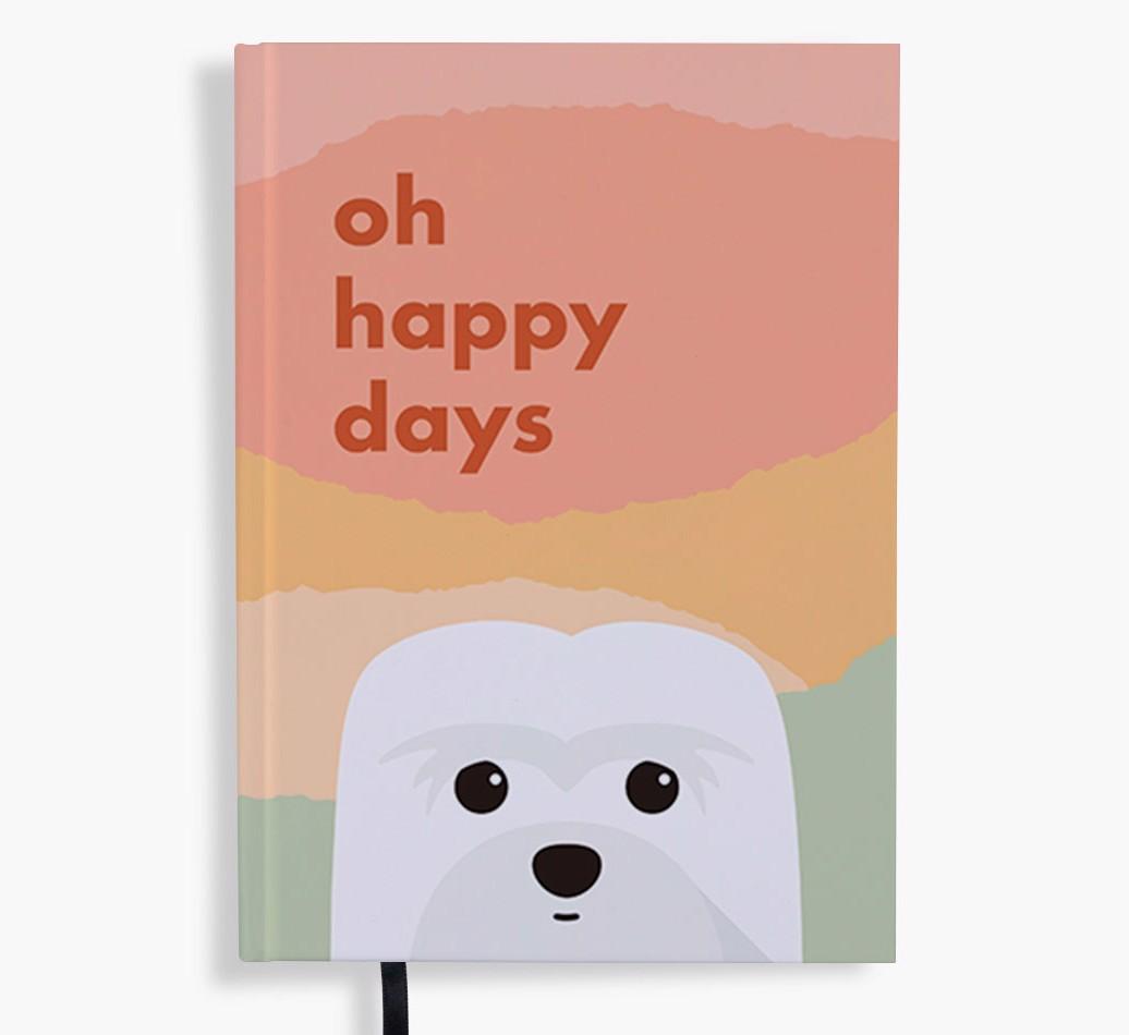Oh Happy Days: Personalized {breedFullName} Notebook