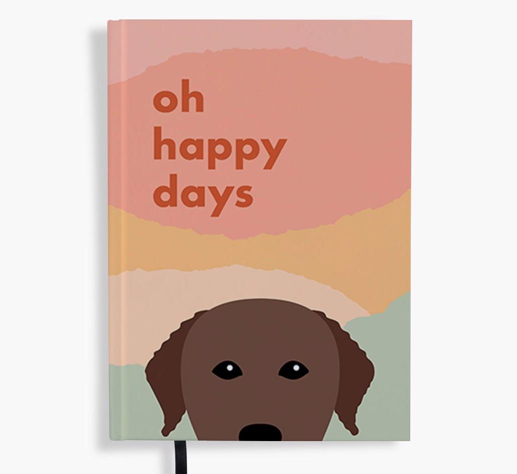 Oh Happy Days: Personalized {breedFullName} Notebook