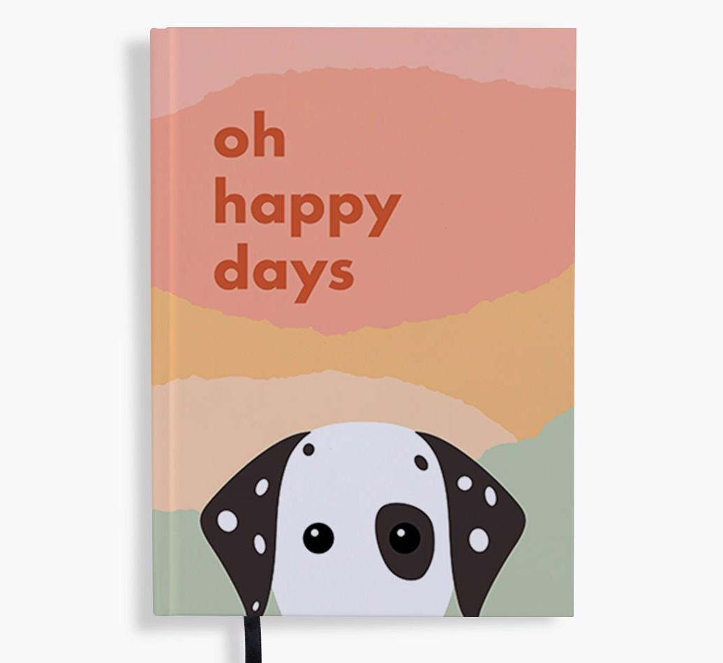 Oh Happy Days: Personalized {breedFullName} Notebook