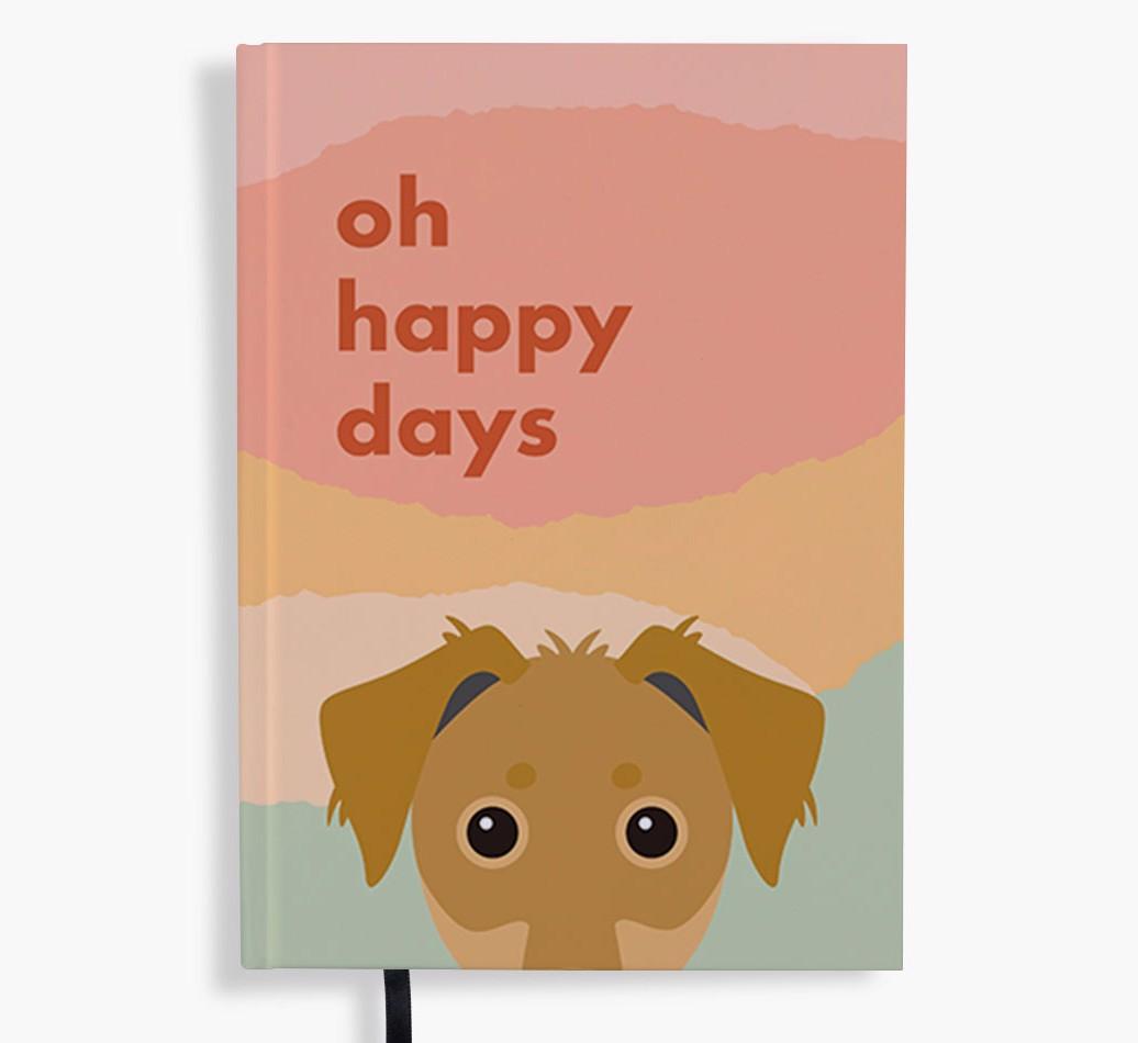 Oh Happy Days: Personalized {breedFullName} Notebook