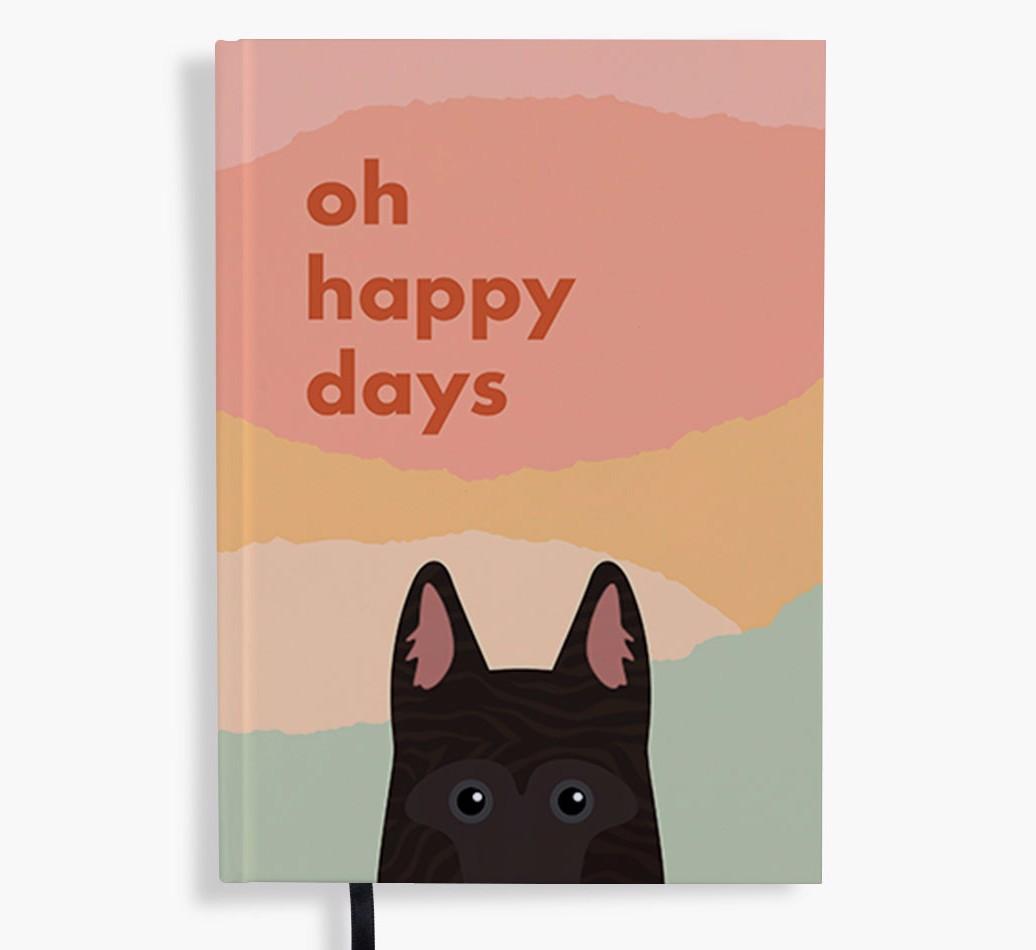 Oh Happy Days: Personalized {breedFullName} Notebook