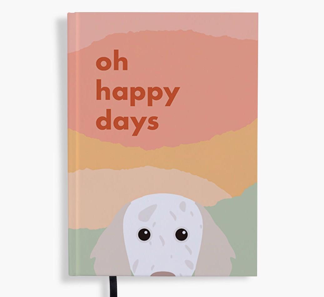 Oh Happy Days: Personalized {breedFullName} Notebook