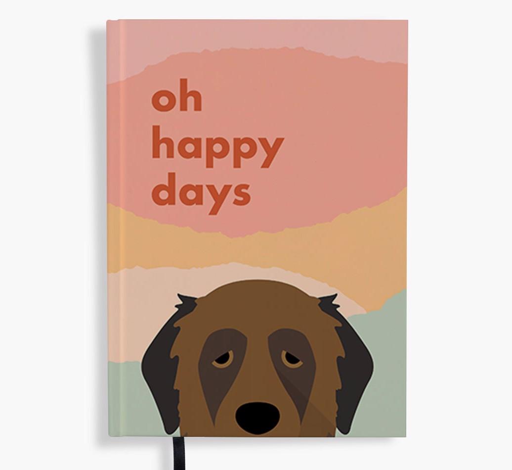 Oh Happy Days: Personalized {breedFullName} Notebook