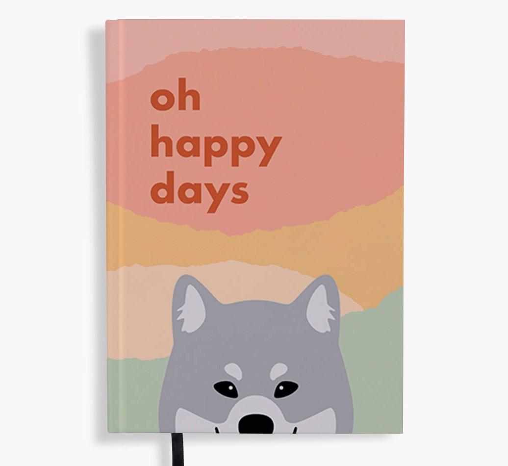 Oh Happy Days: Personalized {breedFullName} Notebook