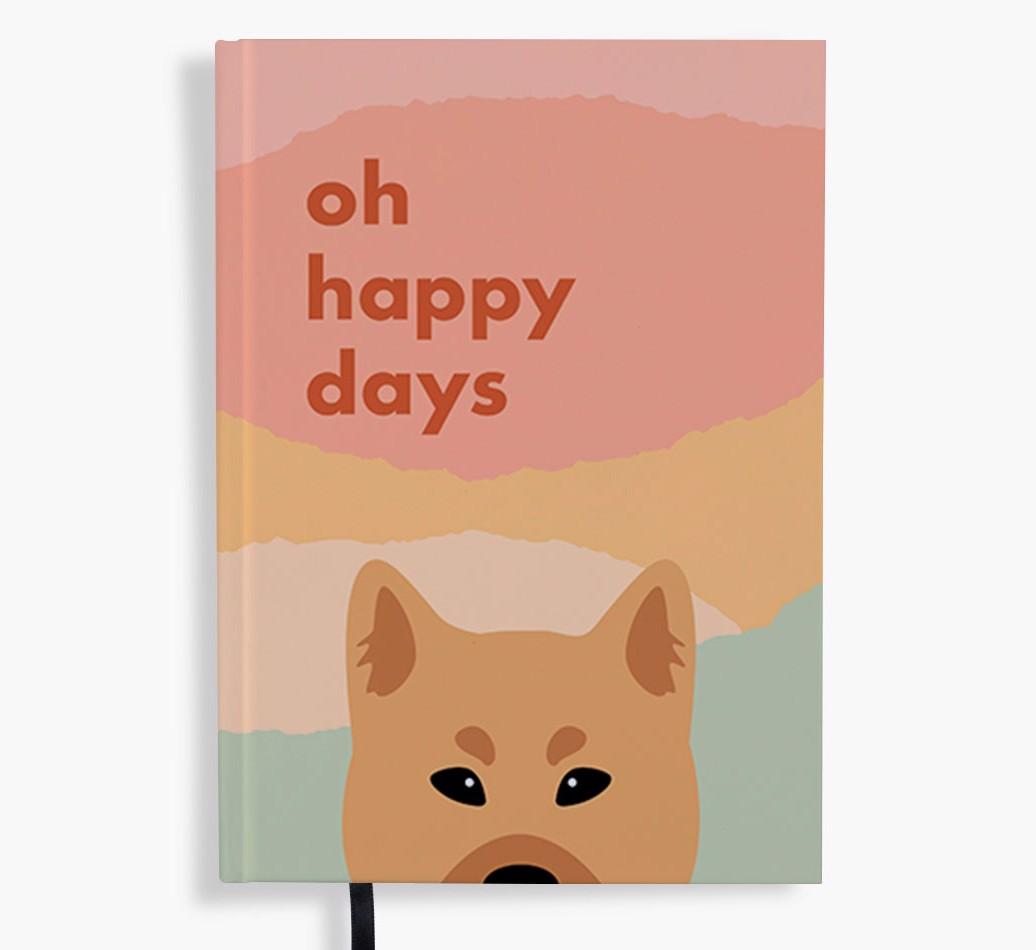 Oh Happy Days: Personalized {breedFullName} Notebook