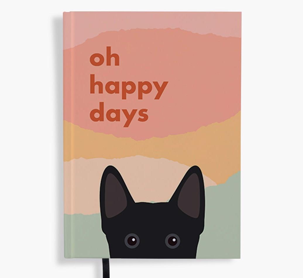 Oh Happy Days: Personalized {breedFullName} Notebook