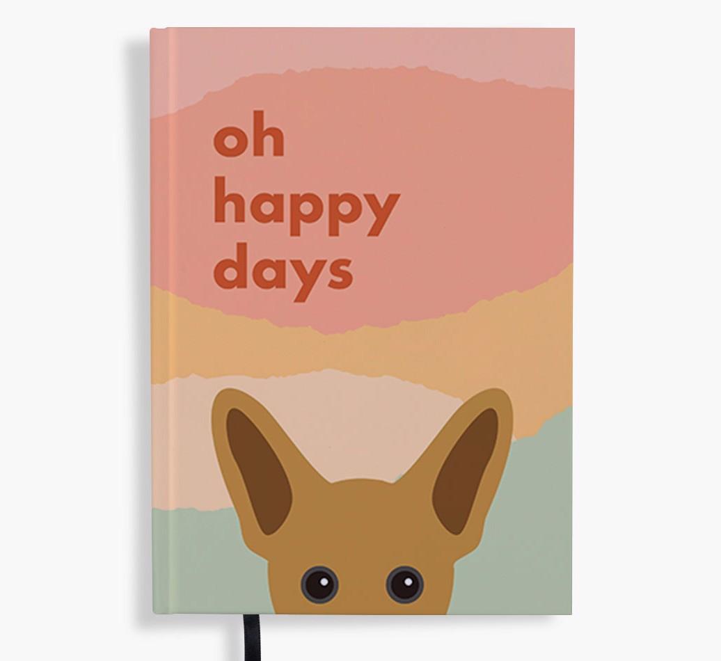 Oh Happy Days: Personalized {breedFullName} Notebook