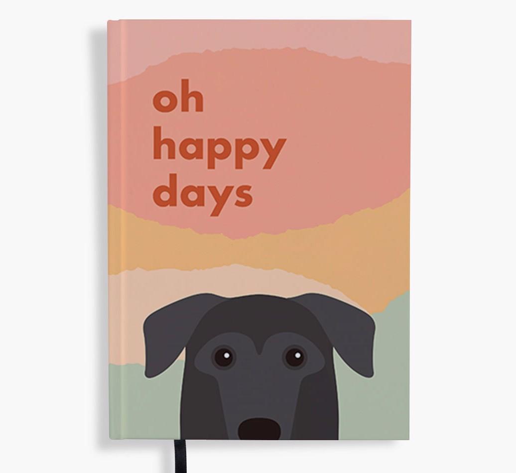 Oh Happy Days: Personalized {breedFullName} Notebook