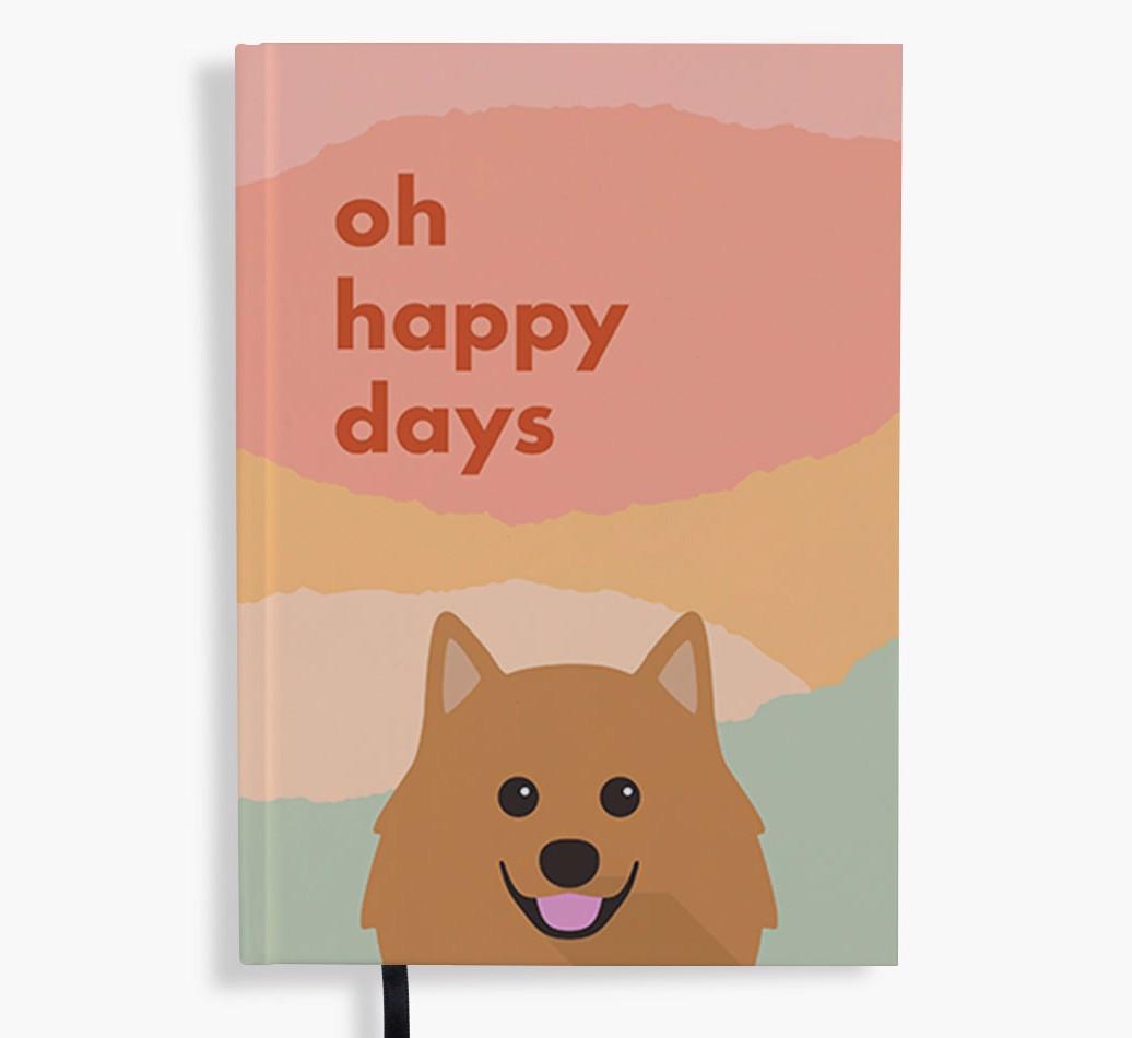 Oh Happy Days: Personalized {breedFullName} Notebook