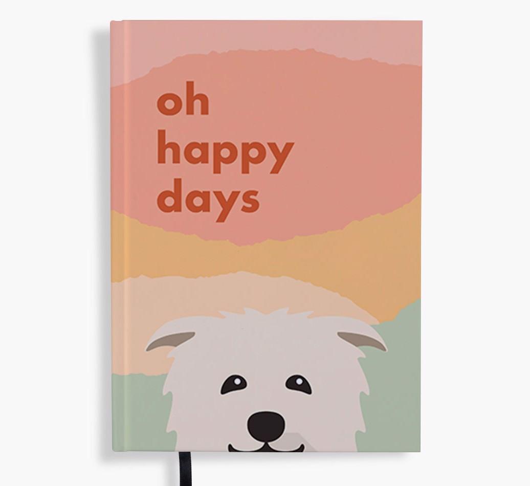 Oh Happy Days: Personalized {breedFullName} Notebook
