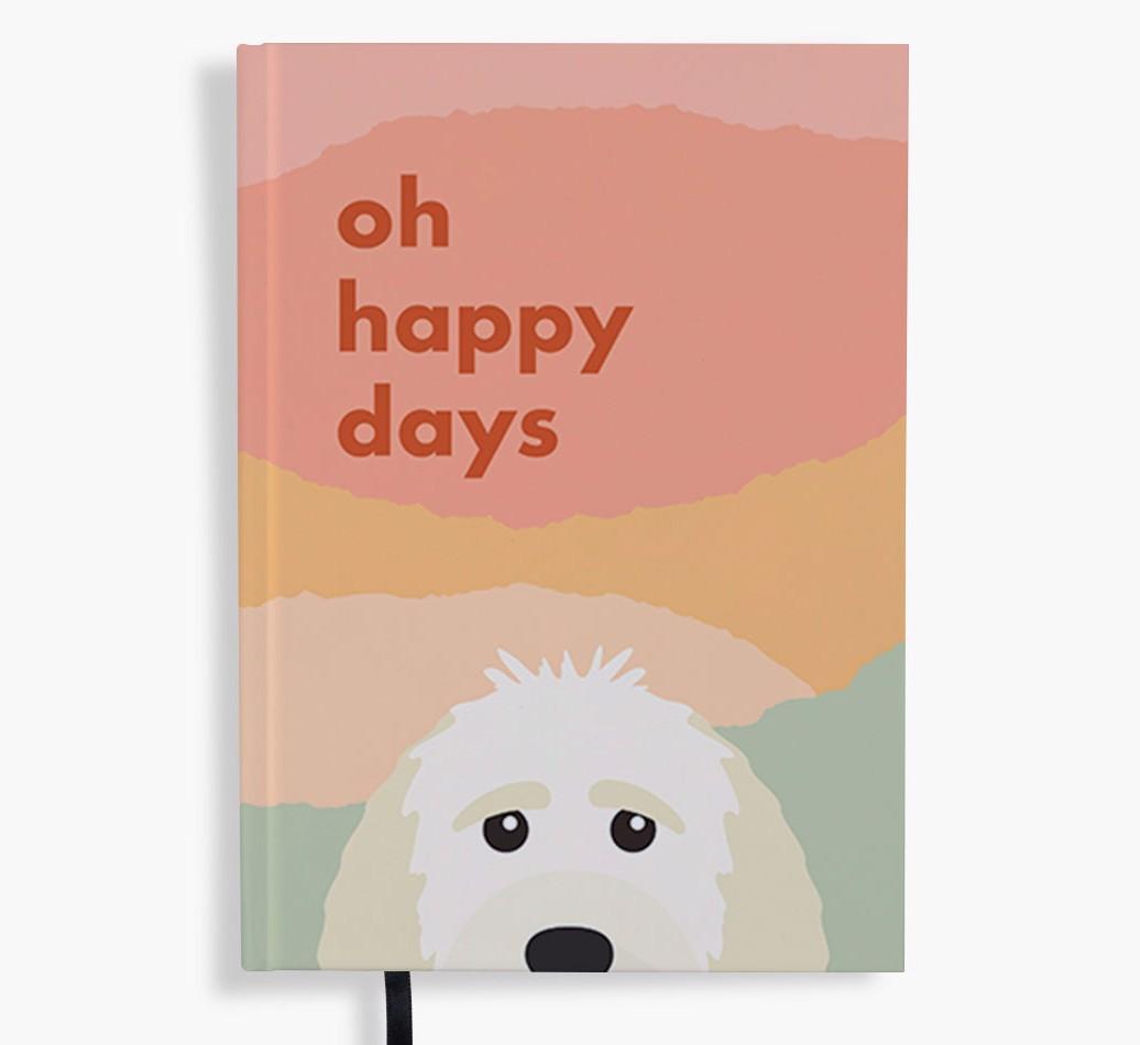 Oh Happy Days: Personalized {breedFullName} Notebook