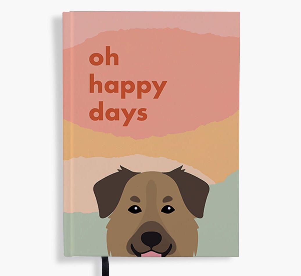Oh Happy Days: Personalized {breedFullName} Notebook
