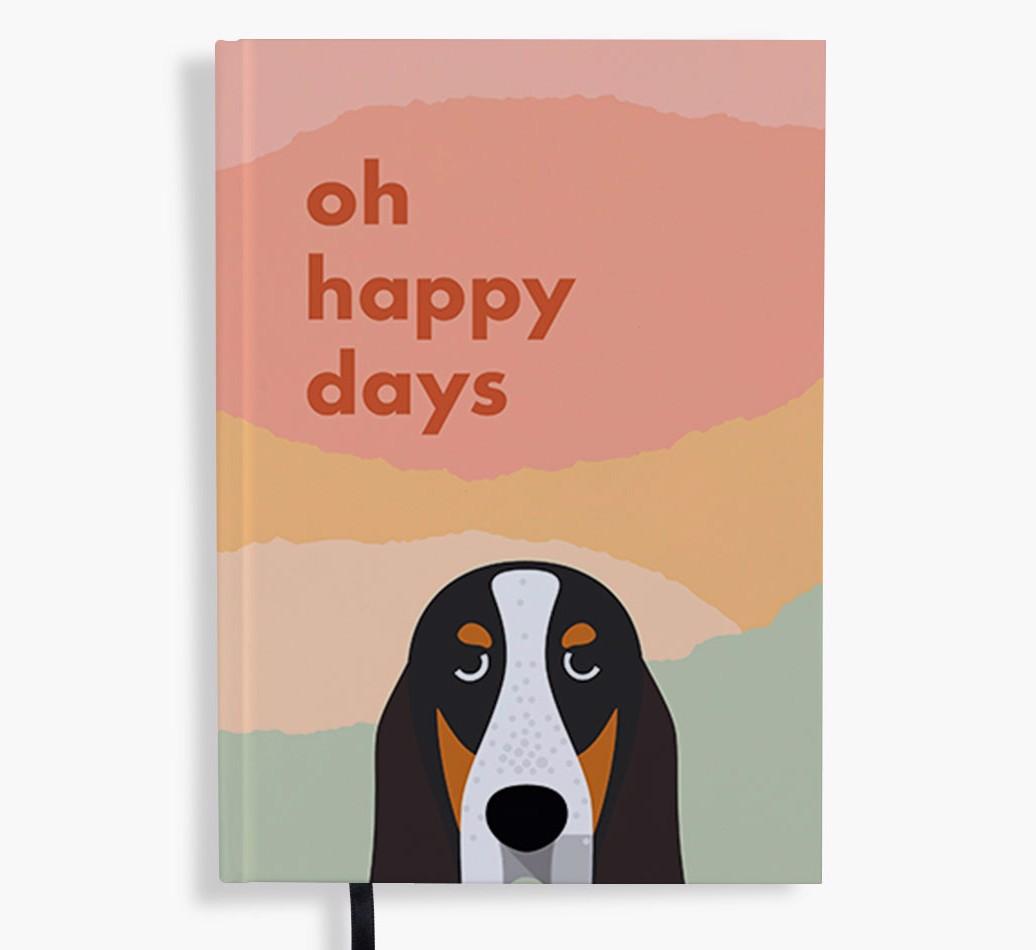 Oh Happy Days: Personalized {breedFullName} Notebook