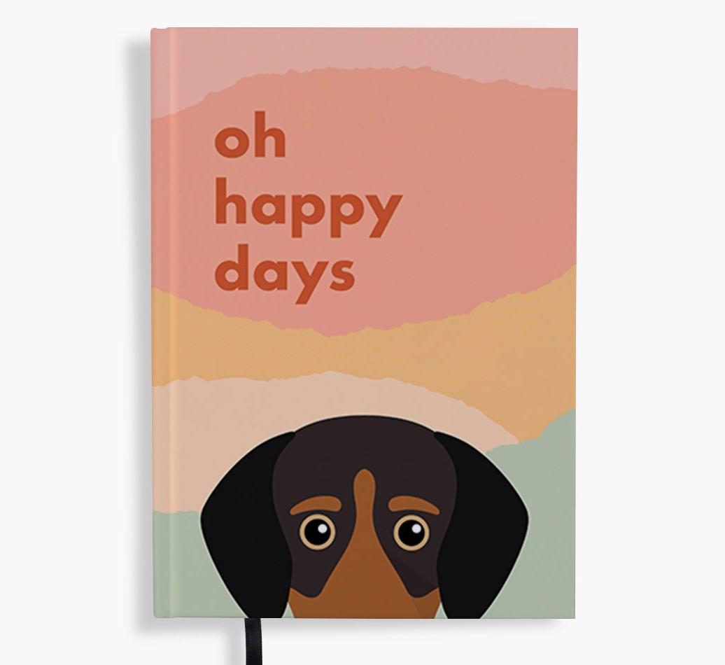 Oh Happy Days: Personalized {breedFullName} Notebook