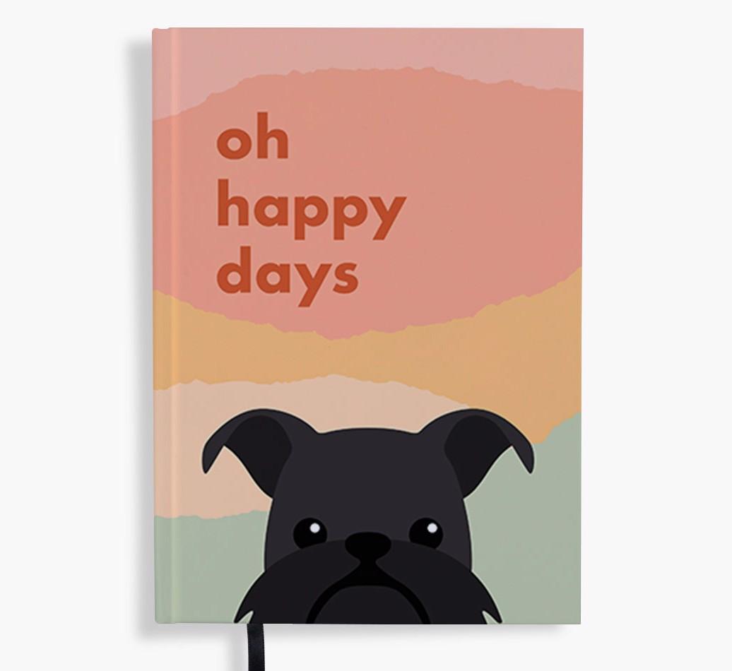 Oh Happy Days: Personalized {breedFullName} Notebook