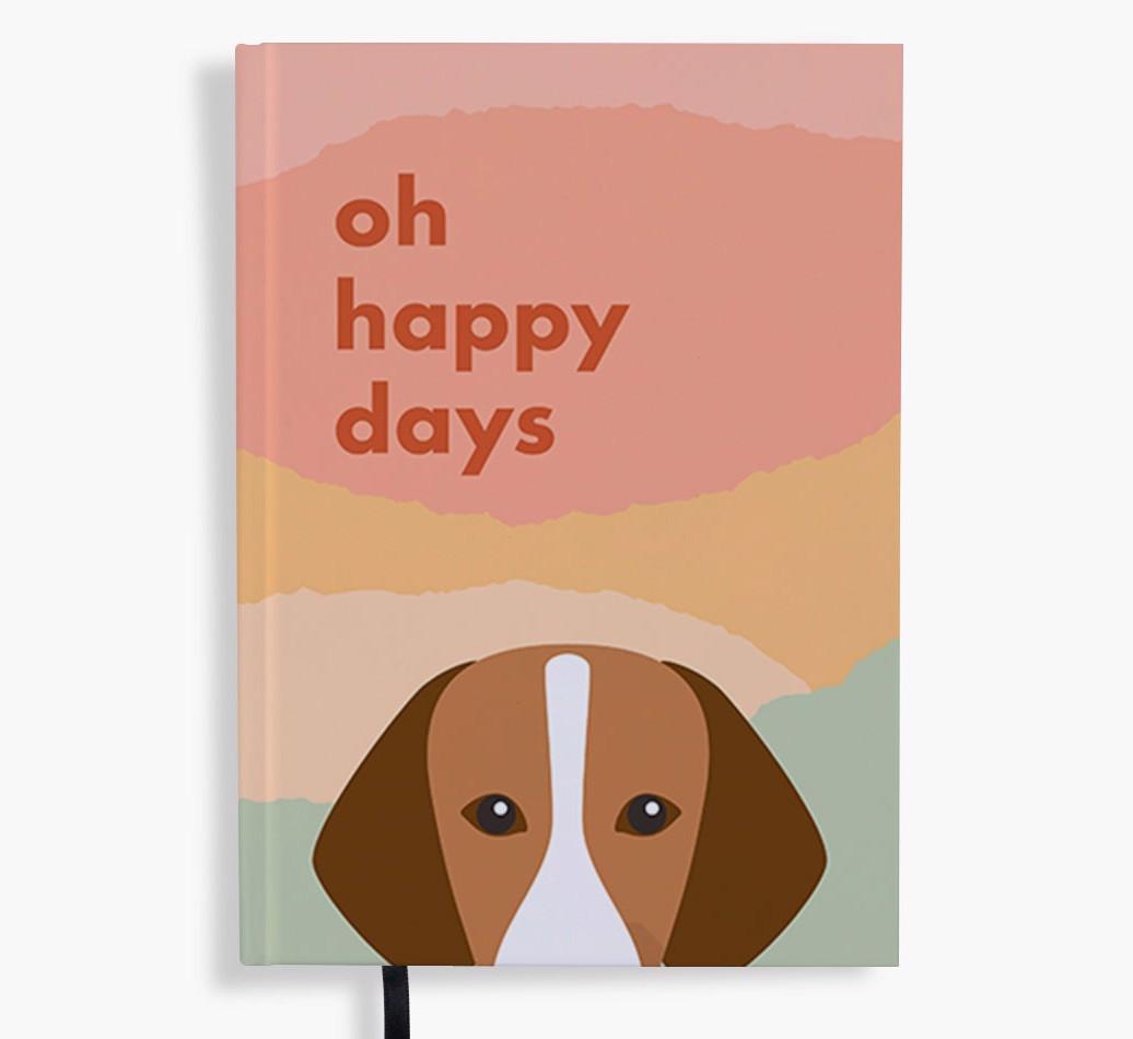 Oh Happy Days: Personalized {breedFullName} Notebook