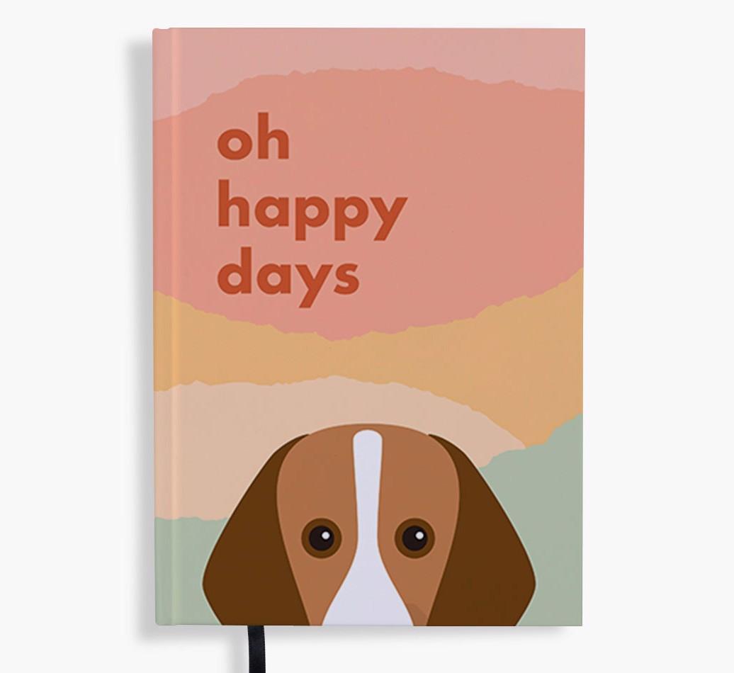 Oh Happy Days: Personalized {breedFullName} Notebook