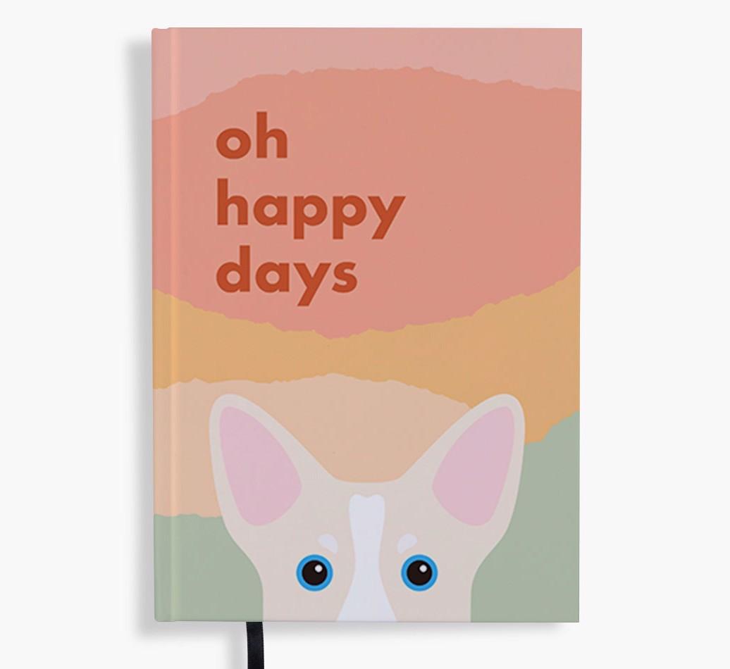 Oh Happy Days: Personalized {breedFullName} Notebook