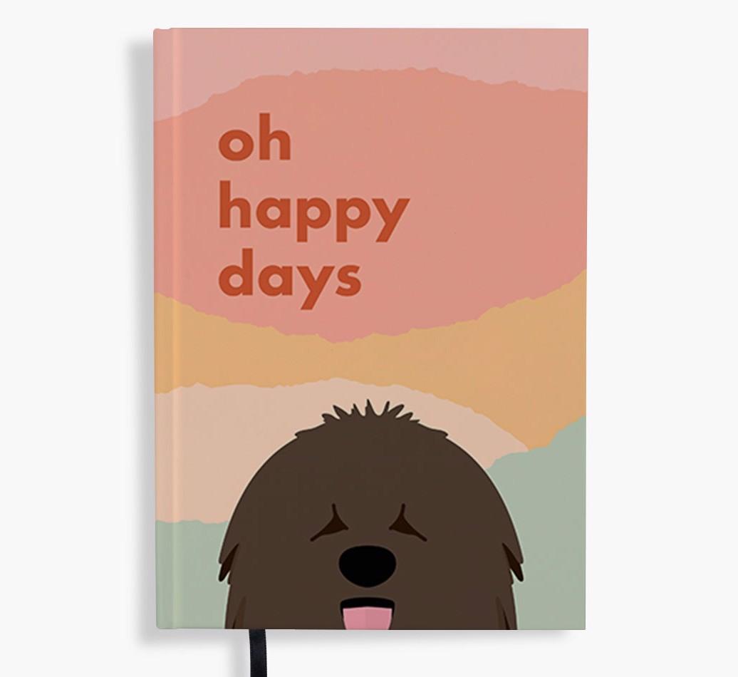 Oh Happy Days: Personalized {breedFullName} Notebook