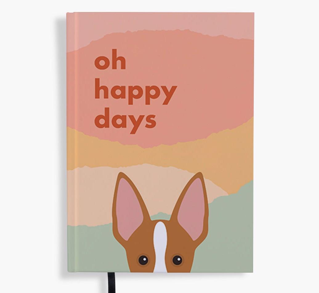 Oh Happy Days: Personalized {breedFullName} Notebook