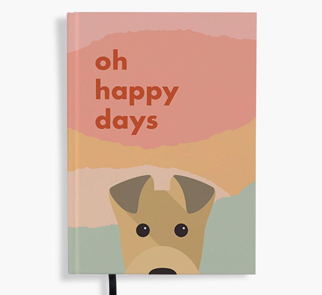 Oh Happy Days: Personalized {breedFullName} Notebook