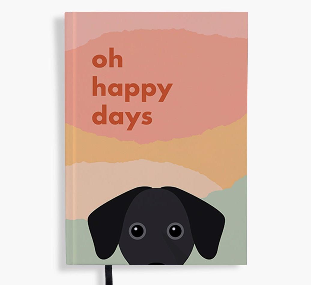 Oh Happy Days: Personalized {breedFullName} Notebook